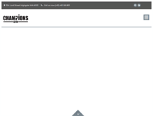 Tablet Screenshot of championsgym.com.au